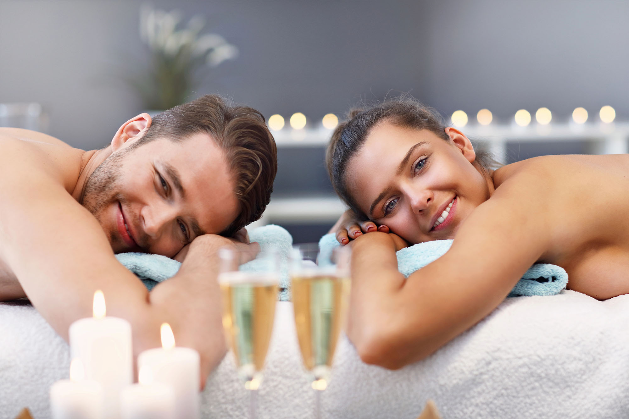 Happy Couple Enjoying Luxury Travel