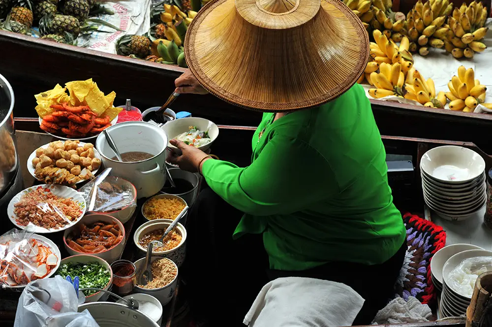 Floating market Thailand